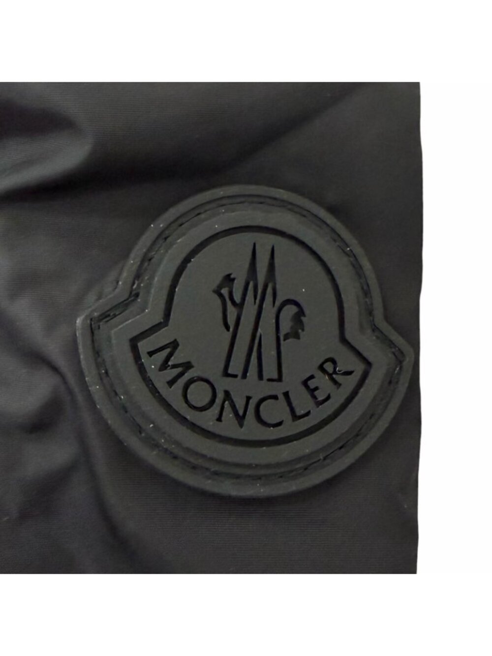 Moncler Massereau Giubbotto Hood Logo Embroidery Jacket Windbreaker Black - Picture 6 of 13